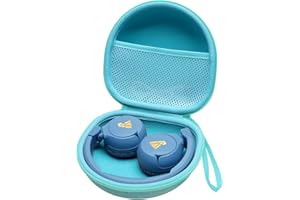 XANAD Tasche für POGS/KVIDIO/iClever/JoySpark/Uliptz/Rebocico/EarFun/TuneFlux/DOQAUS/Lorelei/Nabevi/OneOdio/soundcore Q11i/ Seenda Bluetooth Kinder Kopfhörer (grün)