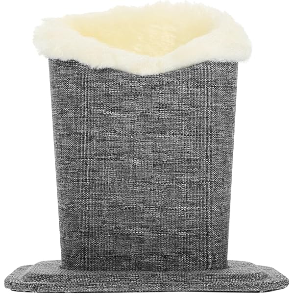Mkono Support de lunettes de protection doublé en peluche anti-rayures pour table, bureau, table de nuit, bureau, ivoire, taille unique, ivoire, Taille unique