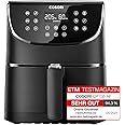 Cosori Air Fryer 5.5L XXL, Deep Fryer, Hot Air Fryer with Digital LED Touch Screen, 11 Programmes, Preheating And Keeping War