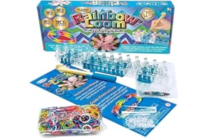 Bandai - Rainbow Loom Original - Kreatives Hobby - Armbandherstellung - Webstuhl mit 600 Gummibändern - ‎Offizielle patentierte Lizenz - Spielzeug für Kinder ab 8 Jahren - CD00001