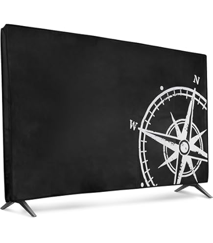 FANSU TV-Staubschutzhülle Chinesischer Stil - Universal Für 55-65 Zoll Fernseher