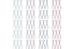 CORTNEY 60 Piezas de Sujeta Hilos de Bobina de Plástico, Clips Bobinas de Colores, Abrazaderas Accesorios para Máquinas de Coser Buddies Clamps, para Organizar Bobinas de Hilos