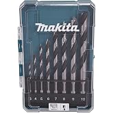 Makita D-77257 8-Piece Wood Drill Bit Set