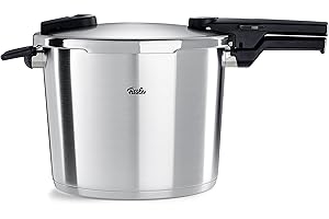 Fissler Vitaquick Premium/szybkowar (10 l, Ø 26 cm) szybkowar ze stali nierdzewnej, 2 stopnie gotowania, Made in Germany – indukcyjny