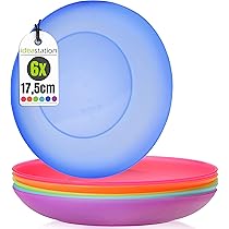 Borden Servies Koffie, thee en soep Goldplast herbruikbaar bord 23,5 cm