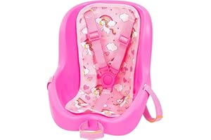 Bayer Design 67300AA Puppenfahrradsitz, Sitz für Puppen, Puppenzubehör, rosa
