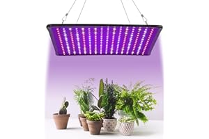 PERMUST LED Lampe Plante,Lampe LED Horticole Croissance Floraison 225 LEDs Grow Light Panneau LED Culture Indoor Spectre Complet Lampe Croissance Plante avec pour Plante Croissance d'intérieur