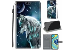 TOMYOU Funda Libro para Xiaomi Redmi Note 9S / 9 Pro / 9 Pro MAX - Carcasa Magnética con Tapa