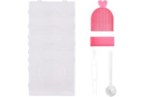 MITMALRBN 8 PCS Hama Beads Pegboard,5mm Interlocking Plastic Bead Boards For Kids Diy Craft Projects For Diy Crafts With 4Pcs Tools For Use, Durable Square Clear Hama Beads Base Plates For Creative Handmade Art