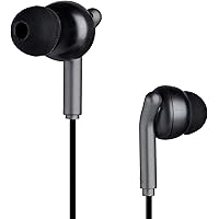 Zebronics Zeb-Bro in Ear Wired Earphones with Mic, 3.5mm Audio Jack, 10mm Drivers, Phone/Tablet Compatible