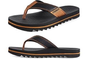 COFACE Sandalen Herren Zehentrenner Beach Flip Flops Arch Support Bequeme Strand Surfen Flipflop Sommer Sandalen für Herren