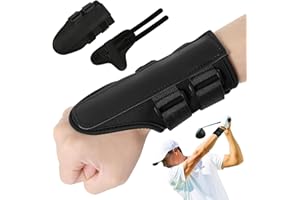 YNR Muñequera de Golf Entrenador de bisagra de muñeca de Golf Golf Training Wrist Muñequera Adecuado para Principiantes,Corregir La Postura y Proteger La Muñeca