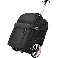 SPAHER Sac à Dos à Roulettes Pour Ordinateur Portable 17 Pouces Homme