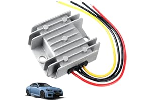 Huybaa Stabilizzatore di tensione/protezione da sovratensione/regolatore di alimentazione impermeabile DC 12V 3A 36W, convertitore buck boost automatico 8-40V (1 pz)