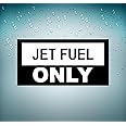 Decal Sticker Car Plane Aviation Airport Jet Fuel Only