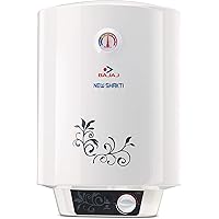 Bajaj New Shakti Storage 10 Litre Vertical Water Heater, White, 4 Star