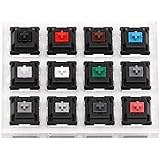 TOOGOO Acrylic Keyboard Tester 12 Clear Plastic Keycap Sampler for Cherry MX Switches