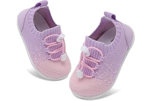 JIASUQI Baby Shoes for Baby Boys Girls First Walking Shoes Infant Non-Slip Breathable Trainers with Soft Rubber Sole Toddler Slip On Slippers Sneakers