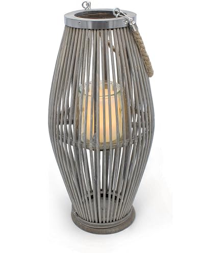 Amazon.de: IKEA Adelhet Laterne fr Blockkerze wei 104.160.46 Gre 40,6 cm