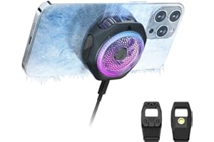 Black Shark Chłodzenie magnetyczne do telefonu komórkowego 4Pro, przenośny wentylator chłodzący RGB, grzejnik do telefonu komórkowego ze zdejmowanym uchwytem, inteligentne sterowanie