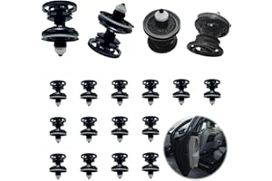 CXXTKCXXLC Juego de 50 Clips de Grapas Coche Paneles de Puerta, Clips de Fijación para VW T5, 7L6868243, Clips de Montaje para T5, Audi A1 A4 A5 A6 A7 A8 Q5 Q7 RS5, Golf 5 6 7, Polo, Skodaa