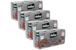 d'aucy Rote Kidneybohnen - 100% ohne Salz und Zuckerzusatz, ohne Konservierungsstoffe, klimaneutral, 4 Pack = 12 x 110 Gramm Dose