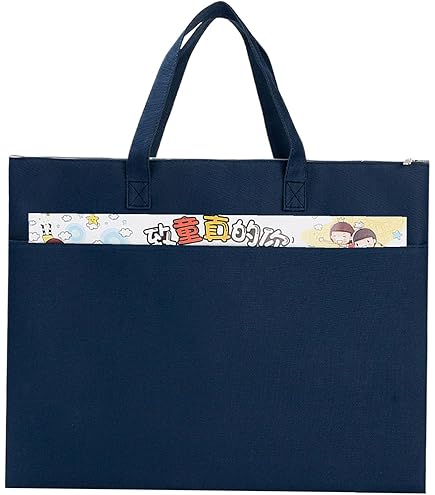 Borsa Per Album Da Disegno A3 - Materiale Sintetico Nero 45x10x35 Cm - Foto 5