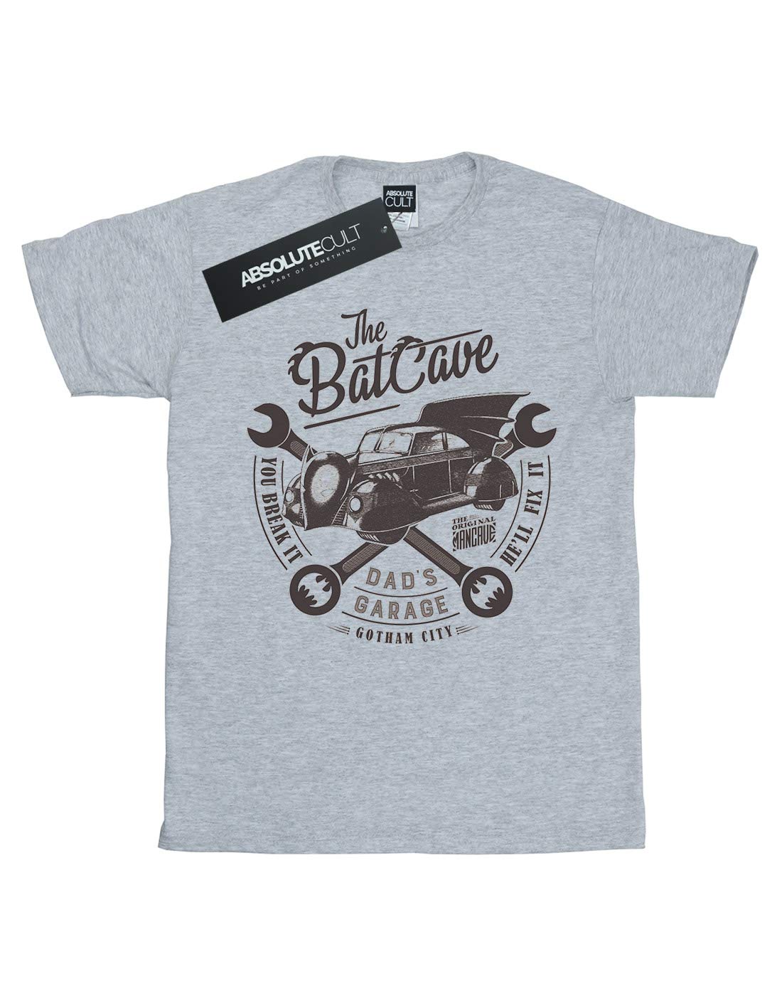 DC-Comics-Mdchen-Batman-Dads-Garage-T-Shirt