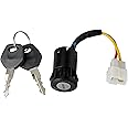 SHENGLE 2 Wires Ignition Switch Key Starter Switch with 2 Keys On-Off for Kids Electric Ride On Car Motocycle ATV