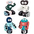 FunBlast Magnetic Robots Toy - DIY Robot Building STEM Educational Toys for 3+ Years Kids/Boys (Multicolor)