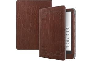 Fintie Etui do nowego Kindle (11. generacja - 2022) z 6-calowym wyświetlaczem - Folio sztuczna skóra etui ochronne z funkcją Auto Sleep/Wake (Vintage Brown)