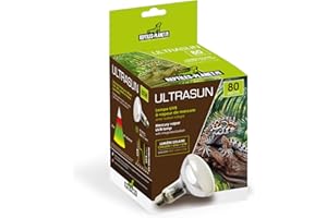Reptiles Planet - Ultrasun 80 W - Ampoule UVA UVB pour Reptiles, Blanche