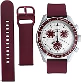Saat kayışı Omega X Swatch Moonswatch saat kayışı Speedmaster 20MM hızlı bırakma kau&ccedil;uk saat kayışı değiştirme