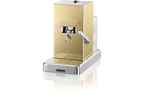 LUCAFFÉ LUCAFFÈ La Piccola złoty ekspres do kawy do E.S.E. Wymiary 28 x 16 x 31 dzbanek do kawy, złote kapsułki papierowe, wyprodukowano we Włoszech + 300 kapsułek Lucaffè 44 mm