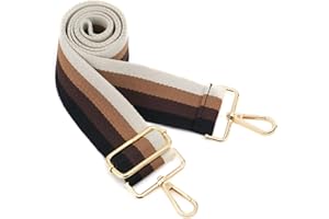 ZOUIQSS Tracolla larga ，Cintura di ricambio regolabile Tracolla per borsa in tela per chitarra a tracolla((5CM) Color11)