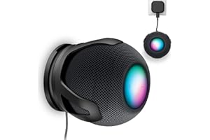 SPORTLINK Homepod Mini Support Mural pour la Maison - Mini Support Homepod Gestion des Cordons intégrée Conception Peu encombrante-Noir