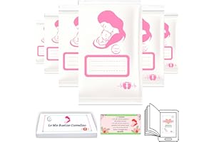 E-planet shop 6 Bustine Corredino Neonato Ospedale - Sacchetti Cambio Neonato Ospedale per Borsa Ospedale Parto- Idea Regalo per Future Mamme - Made In Italy