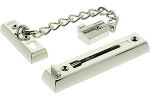 Burg-Wächter TK 75 SB, łańcuch do drzwi z zabezpieczeniem przed dziećmi, 15 cm długości, niklowany