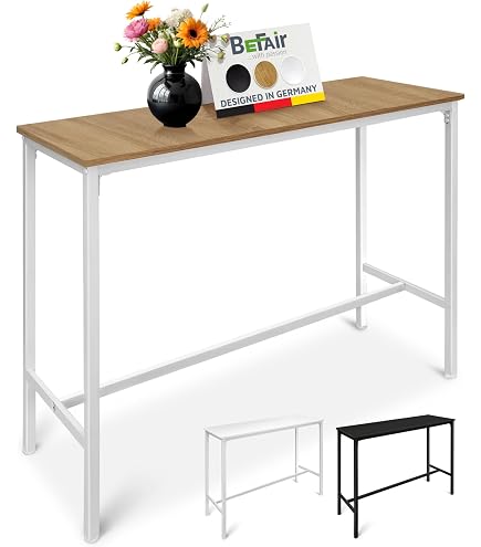 Bartisch Schwarz ESituro SBST0398 Bartisch Stehtisc Produktbild-Vorschau 8