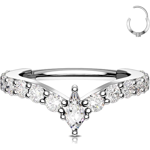 OUFER 16G Piercing Helix Acier Chirurgical 316L - Anneaux Oreille Cartilage 5 à 12 Mm, Conch Et Daith