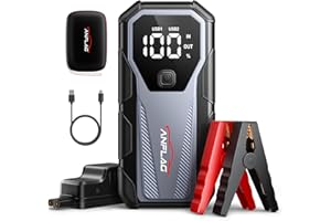 ‎ANFLAG ANFLAG Auto Starthilfe Powerbank für Pkw, 8000A Spitzstrom Starter Powerbank für 12V Fahrzeuge (Alle Benzinmotor/10,0L Dieselmotor), Jump Starter mit LED, USB Schnellladung 3.0