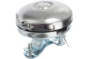 LIOOBO classic bike accessory retro bicycle bell alarm metal handlebar mini vintage cycling horn(bright color 52mm)