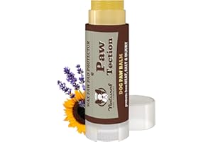 Natural Dog Company - PawTection | Dog Paw Balm Stick, Defend Dog Paws from Heat, Salt, Snow, Soothe Paw Damage, Organic, All Natural Ingredients 0.15oz Travel Stick