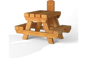 THE HUTCH COMPANY The Great British Anti-Bacterial Squirrel Picnic Table Feeder