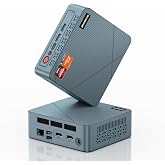 BOSGAME Mini PC E2 Air, AMD Ryzen 5 3501U(hasta 3.7GHz), 8GB RAM, 256GB SSD | Triple Display 4K@60Hz, HDMI, Type-C, USB 3.2,