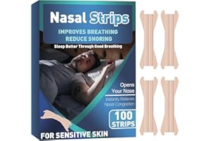 PAULI EDELSTAHLDESIGN Nasenpflaster, Anti Schnarch, 100 Stück Nasenpflaster Besser Atmen, Extra Starker Nasenstrips, Lindern Eine Verstopfte Nase Aufgrund Allergien