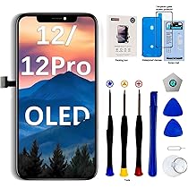 Écran LCD Et Vitre Tactile IPhone 12/iPhone 12 Pro Qualité Reconditionné Noir - NKS Center