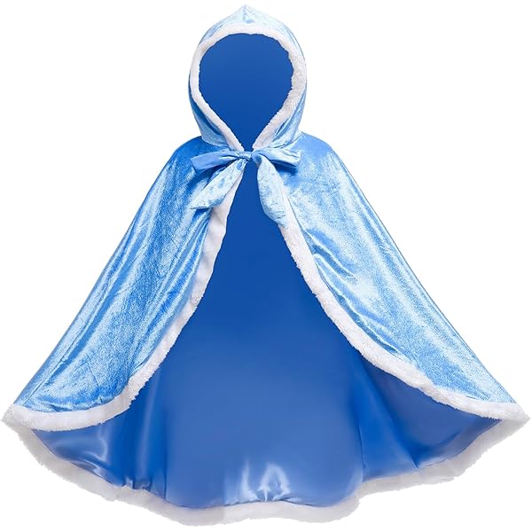 Eleasica Avondjurk voor meisjes, prinses, Assepoester, prinsessenjurk, Elsa, koningin, toverstaf, kroon, kostuum voor kinderen, cocktail, bruiloft, verjaardag, Kerstmis, carnaval, blauw, 150
