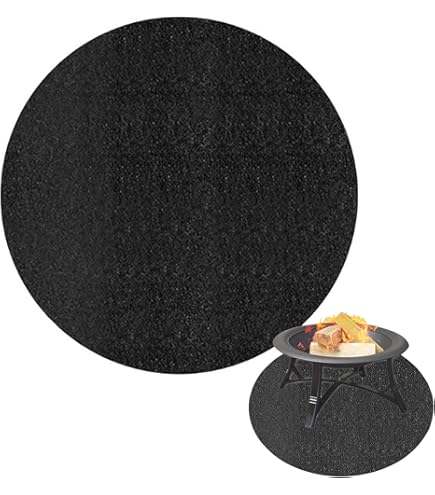Grande Tappetino Per Braciere Riutilizzabile Per Patio, Tappetino Per Braciere Riutilizzabile Per Patio Tappetino Per Braciere Tappetino Ignifugo Tappetino Protettivo Per Braci Tappetino Rotondo 97673327