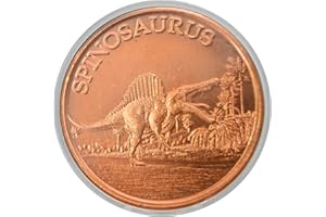 Ice Age Saber-Toothed Tiger 1 oz Pure .999 Copper Round Bullion Coin in Capsule - COA by Heavenly Metals